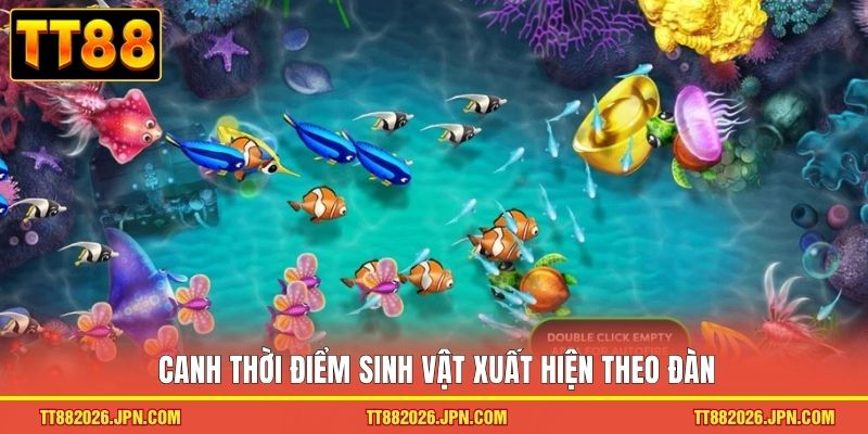 Canh thời điểm sinh vật xuất hiện theo đàn