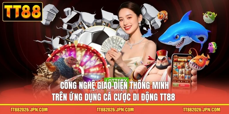Công nghệ giao diện thông minh trên ứng dụng cá cược di động TT88 