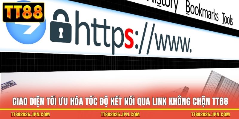 Giao diện tối ưu hóa tốc độ kết nối qua link không chặn TT88 