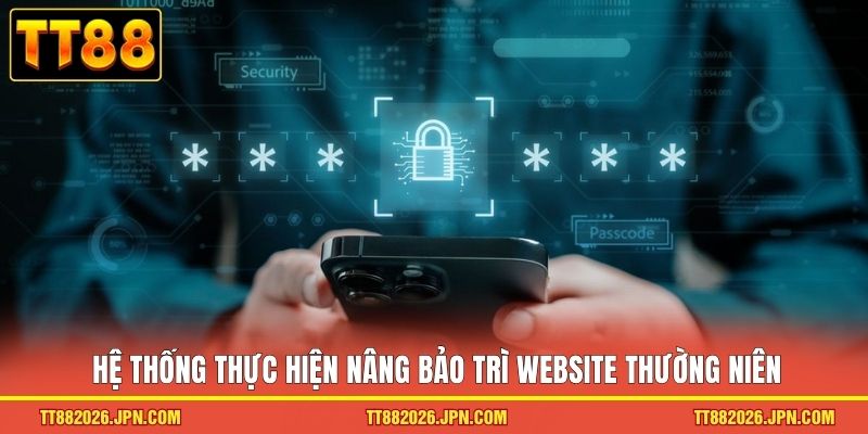 Hệ thống thực hiện nâng bảo trì website thường niên